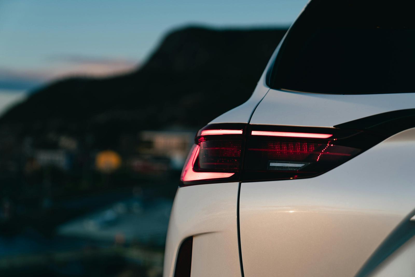 Abstract car detail in evening light